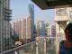 blick vom hotelbalkon unseres neuen shanghai hotels